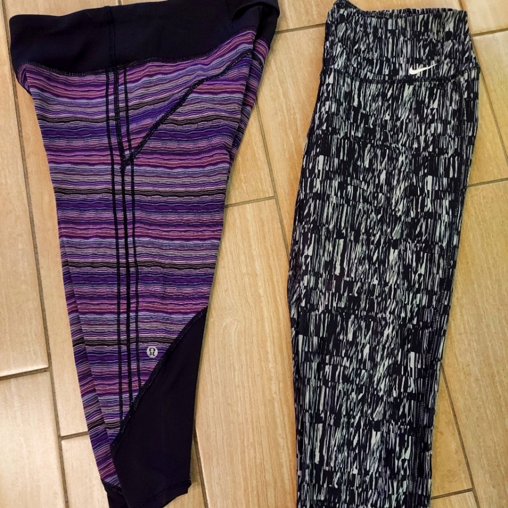 Lululemon and Nike capri leggings lot